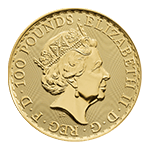 ブリタニア金貨表面