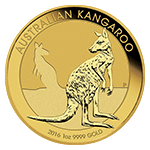 カンガルー金貨裏面